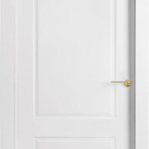 Puerta block lacada blanca Plafonada recta